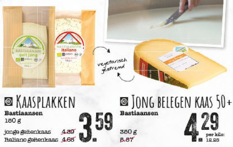 Bastiaansen Kaas Kaasplakken Folder Aanbieding Bij Ekoplaza Details