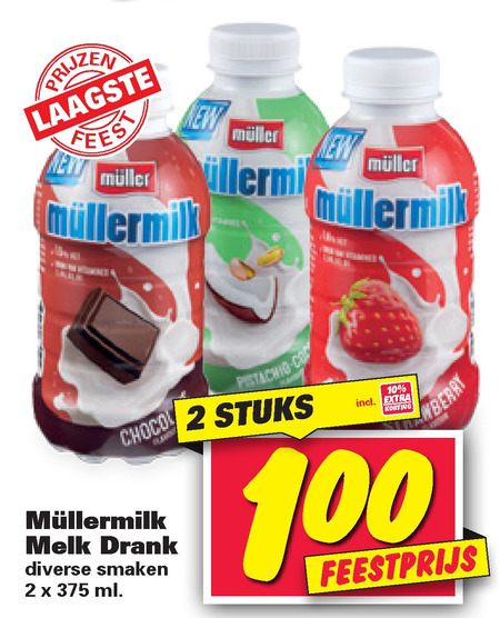 Mullermilk Chocolademelk Folder Aanbieding Bij Nettorama Details