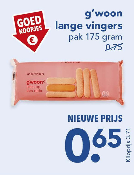 Gwoon Biscuits Folder Aanbieding Bij Deen Details