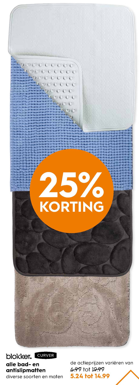 Blokker Huismerk Badmat Anti Slip Badmat Folder Aanbieding Bij Blokker