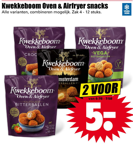 Kwekkeboom Bitterballen Kroket Folder Aanbieding Bij Dirk Details