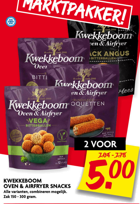 Kwekkeboom Snack Bitterballen Folder Aanbieding Bij Dekamarkt Details