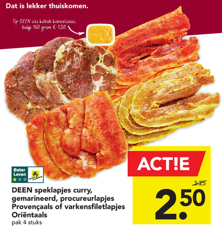 Varkensfiletlapjes Procureurlapjes Folder Aanbieding Bij Deen Details