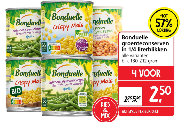 Bonduelle Groenteconserven Folder Aanbieding Bij Jan Linders Details