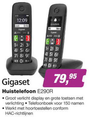 Gigaset Telefoon Folder Aanbieding Bij EP Electronic Partner Details