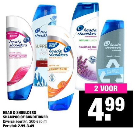 Head And Shoulders Conditioner Shampoo Folder Aanbieding Bij Big Bazar