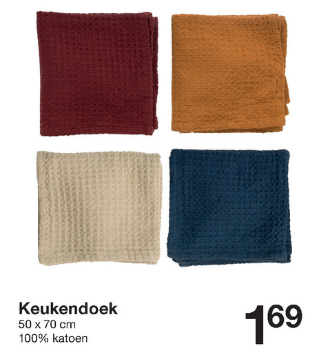 Keukendoek Folder Aanbieding Bij Zeeman Details