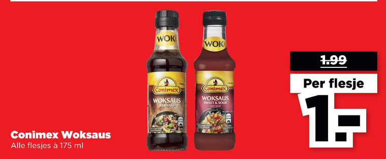 Conimex Woksaus Folder Aanbieding Bij Plus Details