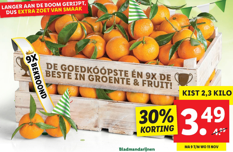 Mandarijnen Folder Aanbieding Bij Lidl Details