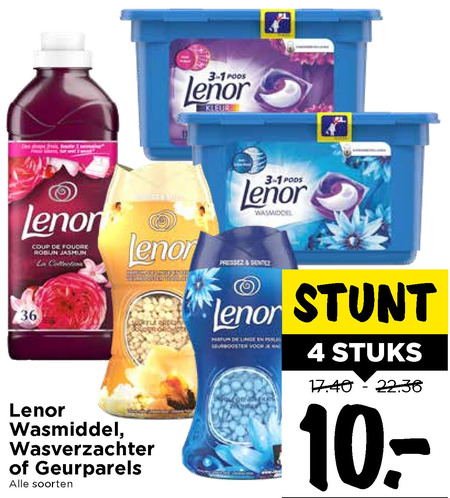 Lenor Wasmiddel Wasverzachter Folder Aanbieding Bij Vomar Details