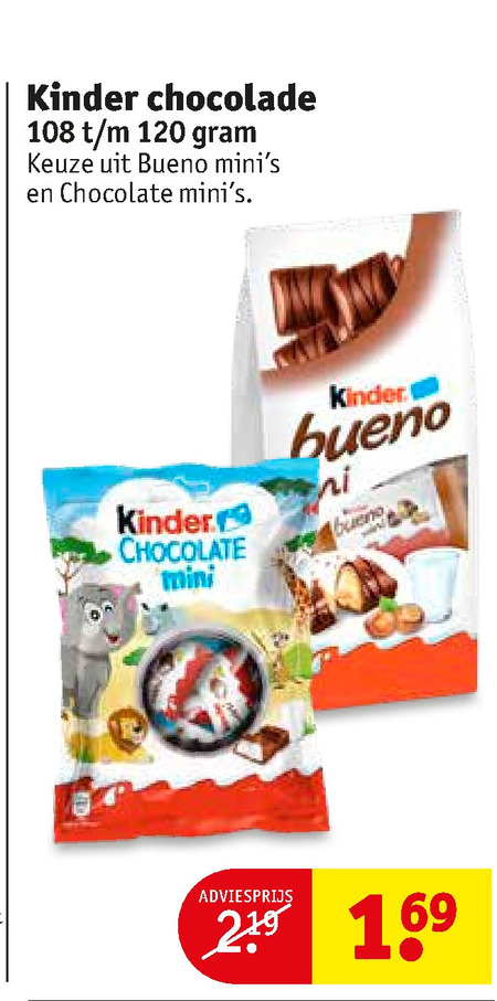 Kinder Chocolade Folder Aanbieding Bij Kruidvat Details