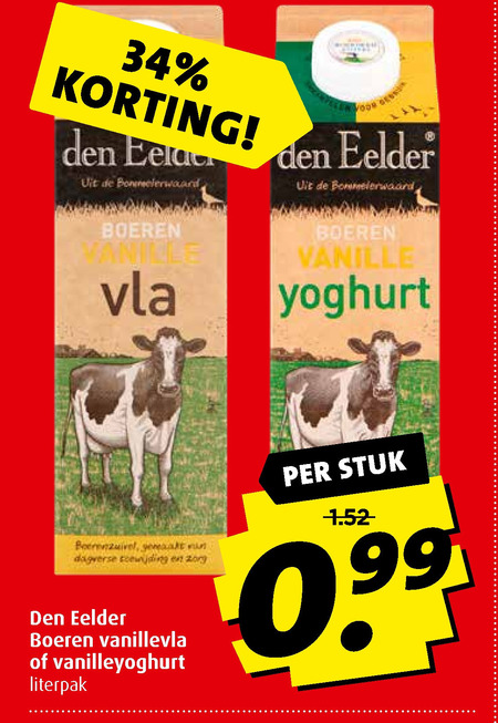 Den Eelder Vla Yoghurt Folder Aanbieding Bij Boni Details