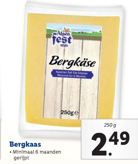 Alpenfest Buitenlandse Kaas Folder Aanbieding Bij Lidl Details