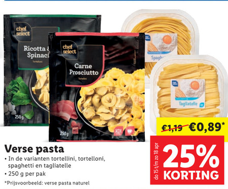 Tortellini Tagliatelle Folder Aanbieding Bij Lidl Details