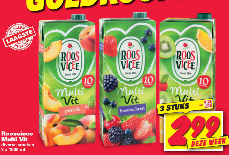 Roosvicee Fruitdrank Folder Aanbieding Bij Nettorama Details