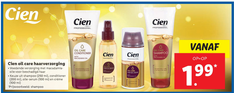 Cien Conditioner Shampoo Folder Aanbieding Bij Lidl Details