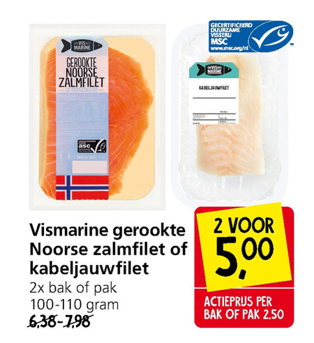 Gerookte Zalmfilet Kabeljauwfilet Folder Aanbieding Bij Jan Linders