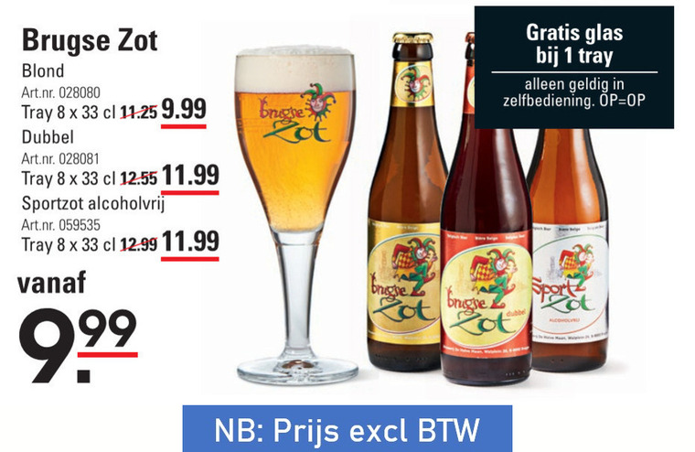 Brugse Zot Speciaalbier Folder Aanbieding Bij Sligro Details