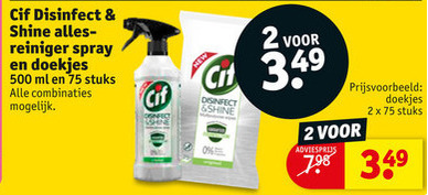 Cif Vochtige Schoonmaakdoekjes Folder Aanbieding Bij Kruidvat Details