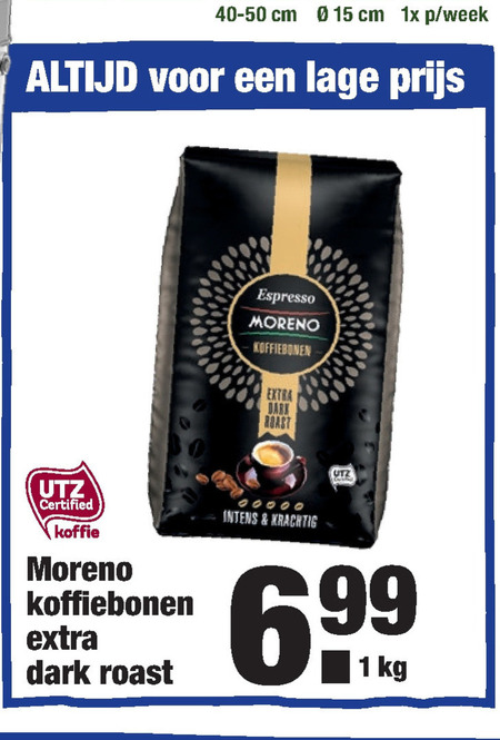 Moreno Koffiebonen Folder Aanbieding Bij Aldi Details