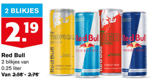 Red Bull Energiedrank Folder Aanbieding Bij Hoogvliet Details