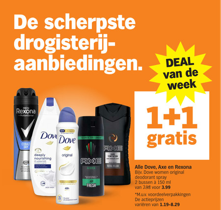 Axe Douchegel Deodorant Folder Aanbieding Bij Albert Heijn Details