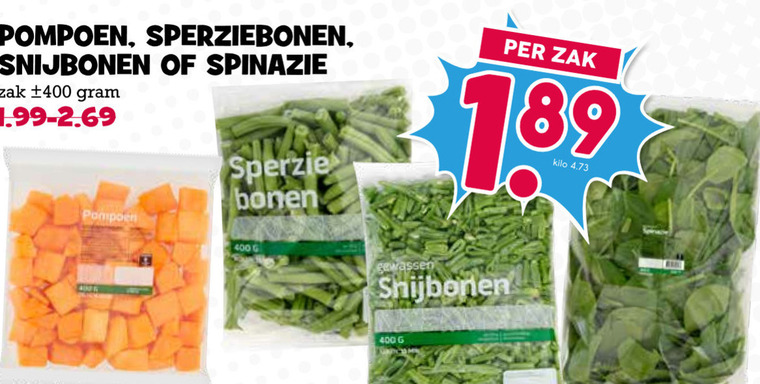 Snijbonen Sperziebonen Folder Aanbieding Bij Boons Markt Details