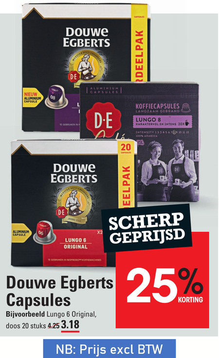 Douwe Egberts Koffiecups Folder Aanbieding Bij Sligro Details