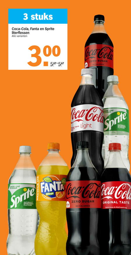 Sprite Frisdrank Cola Folder Aanbieding Bij Albert Heijn Details