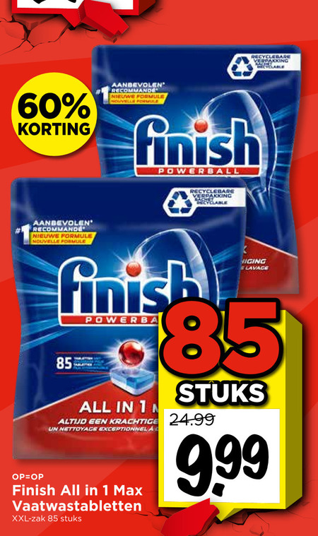 Finish Vaatwasmiddel Folder Aanbieding Bij Vomar Details