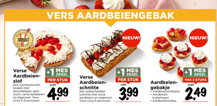 Aardbeienslof Aardbeienschnitt Folder Aanbieding Bij Vomar Details