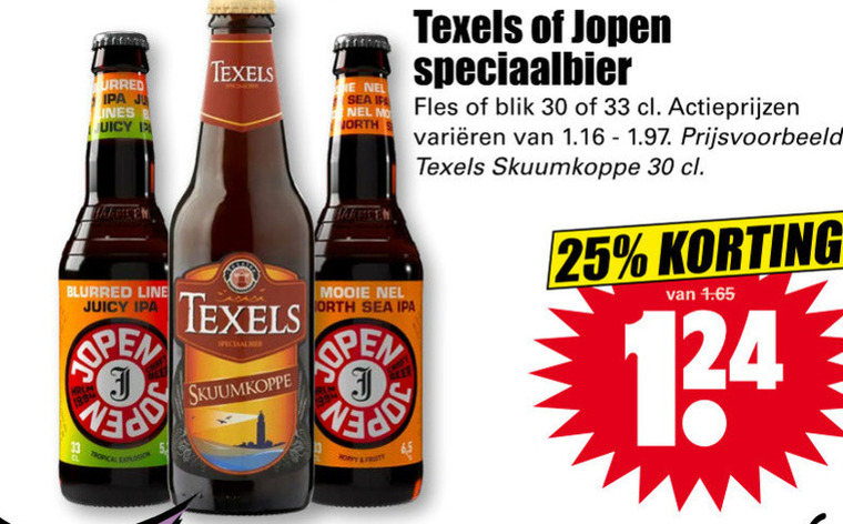 Texels Speciaalbier Folder Aanbieding Bij Dirk Details