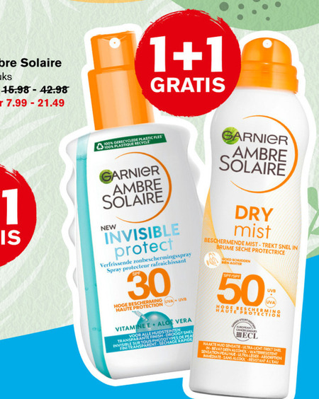 Ambre Solaire Zonnebrandolie Folder Aanbieding Bij Hoogvliet Details