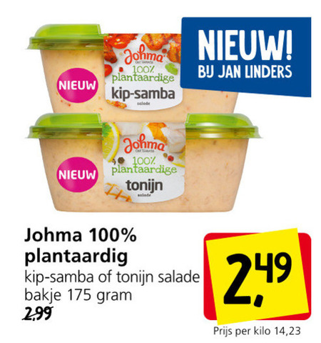 Johma Salade Folder Aanbieding Bij Jan Linders Details