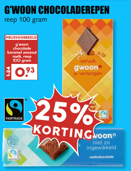 Gwoon Chocolade Folder Aanbieding Bij MCD Supermarkt Basis Details