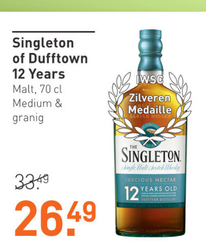 Singleton Of Duftown Whisky Folder Aanbieding Bij Gall Gall Details