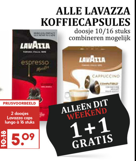 Lavazza Dolce Gusto Capsules Koffiecups Folder Aanbieding Bij MCD