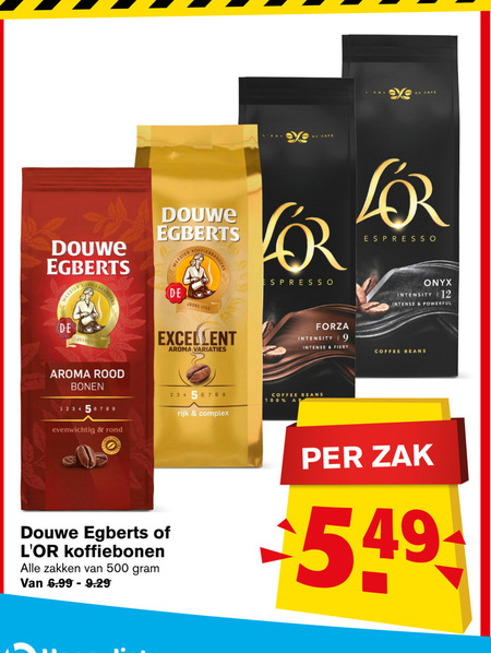 Douwe Egberts L Or Koffiebonen Folder Aanbieding Bij Hoogvliet Details