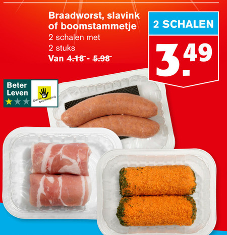 Braadworst Boomstammetjes Folder Aanbieding Bij Hoogvliet Details