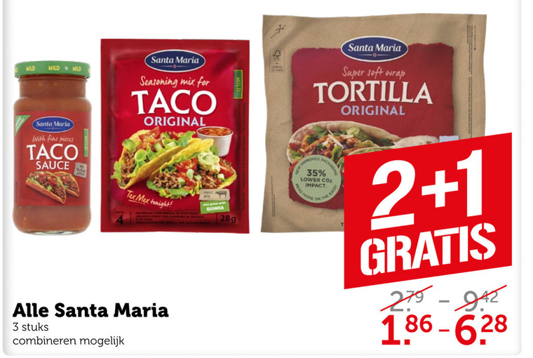 Santa Maria Tortilla Taco Folder Aanbieding Bij Coop Details