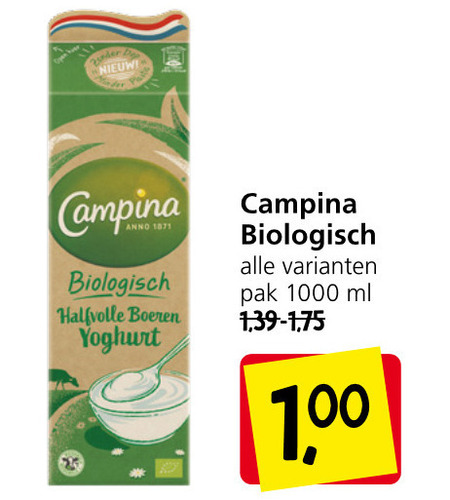 Campina Yoghurt Folder Aanbieding Bij Jan Linders Details