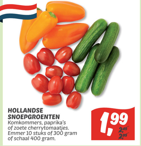 Snackkomkommer Cherry Tomaten Folder Aanbieding Bij Dekamarkt Details