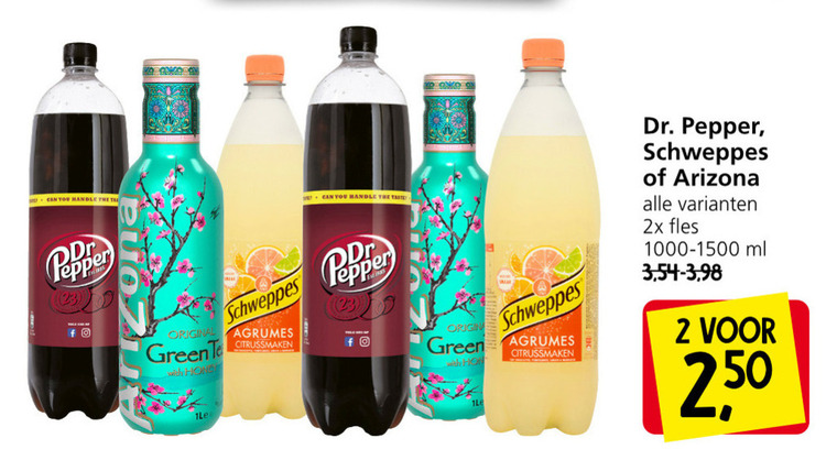 Schweppes Ice Tea Frisdrank Folder Aanbieding Bij Jan Linders Details