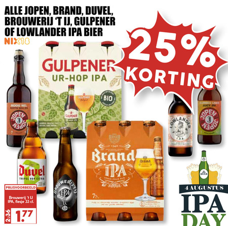 Brouwerij T IJ Speciaalbier Folder Aanbieding Bij MCD Supermarkt Basis