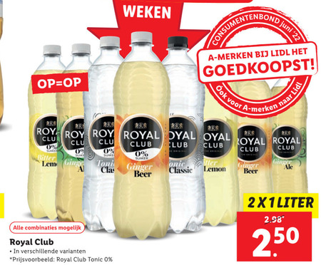 Royal Club Frisdrank Folder Aanbieding Bij Lidl Details