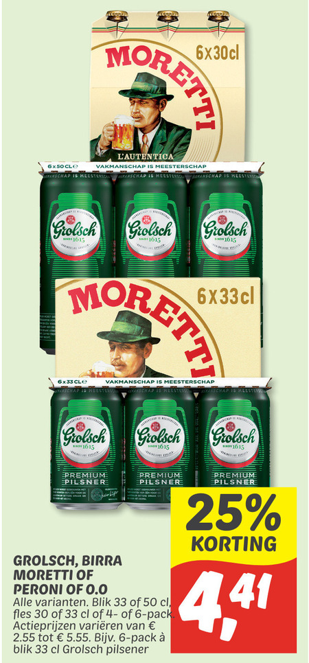 Grolsch Blikje Bier Speciaalbier Folder Aanbieding Bij Dekamarkt Details