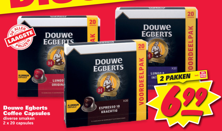 Douwe Egberts Koffiecups Folder Aanbieding Bij Nettorama Details