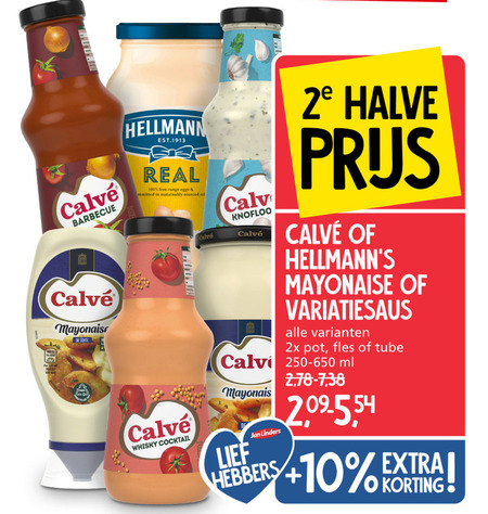 Calve Snacksaus Mayonaise Folder Aanbieding Bij Jan Linders Details