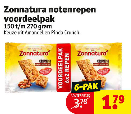 Zonnatura Mueslireep Folder Aanbieding Bij Kruidvat Details