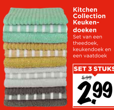 Keukendoek Theedoek Folder Aanbieding Bij Vomar Details